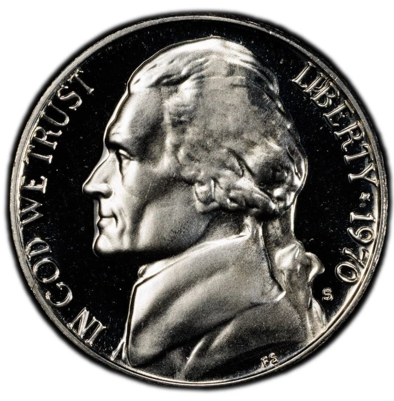 1970-S Proof Jefferson Nickel 5C