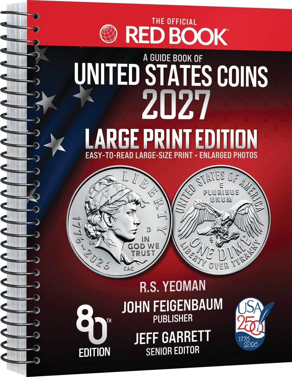 2027 Official Whitman Red Book US Coins 80th Edition - Large Print